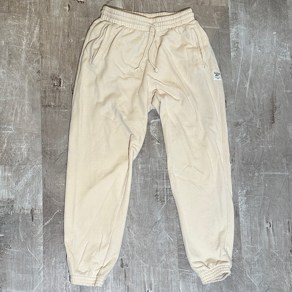 Men’s Reebok Cream Jogger Pants